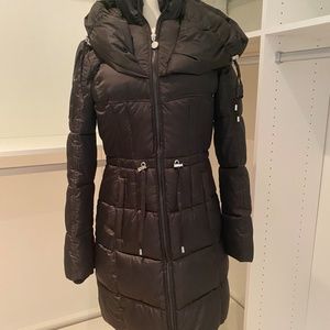 Betsy Johnson Black Puffer Coat - S